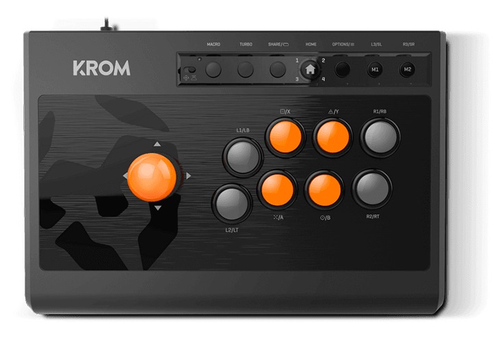 Krom Kumite Arcade Fighting Stick Multiplatform 3