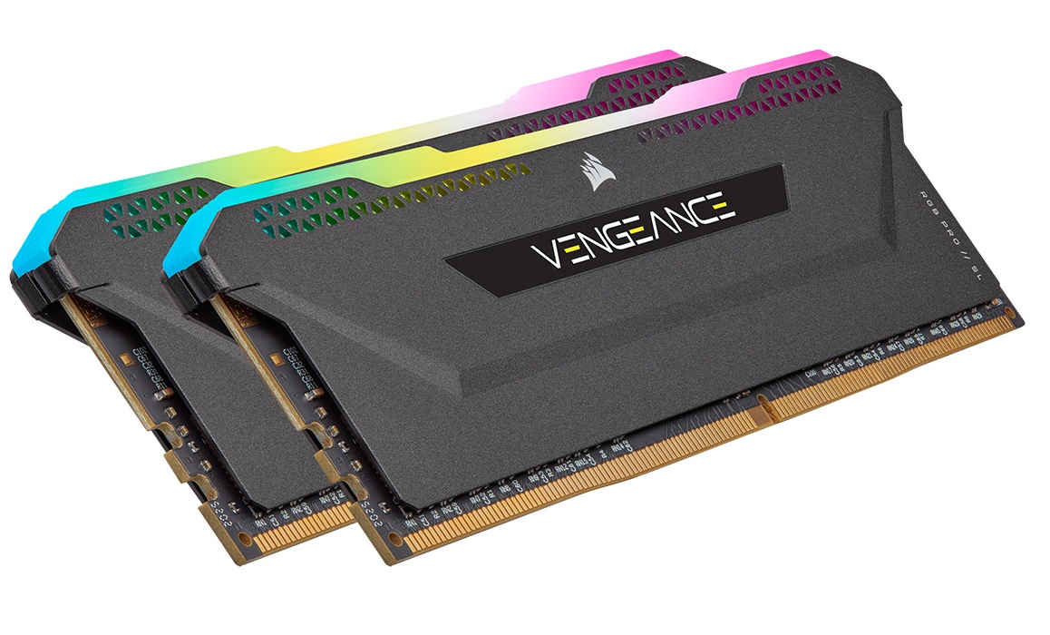 Memria RAM Corsair Vengeance RGB PRO SL DDR4 32GB (2x16GB) 3200MHZ Preto 2