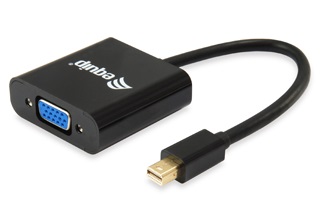 Adaptador Equip Mini-DisplayPort M p/ VGA M Preto 1