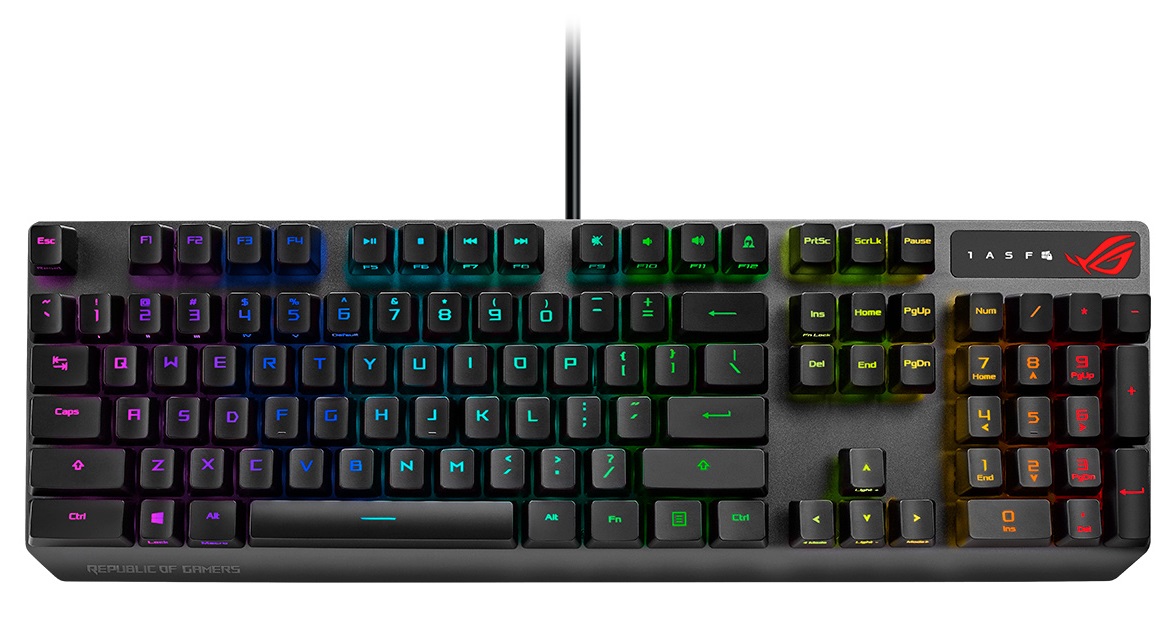 Teclado Mecnico Asus ROG Strix Scope RGB PT RX Red 1