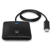 Leitor Cartão eID / Smart Card Ewent EW1055 USB-C Preto image