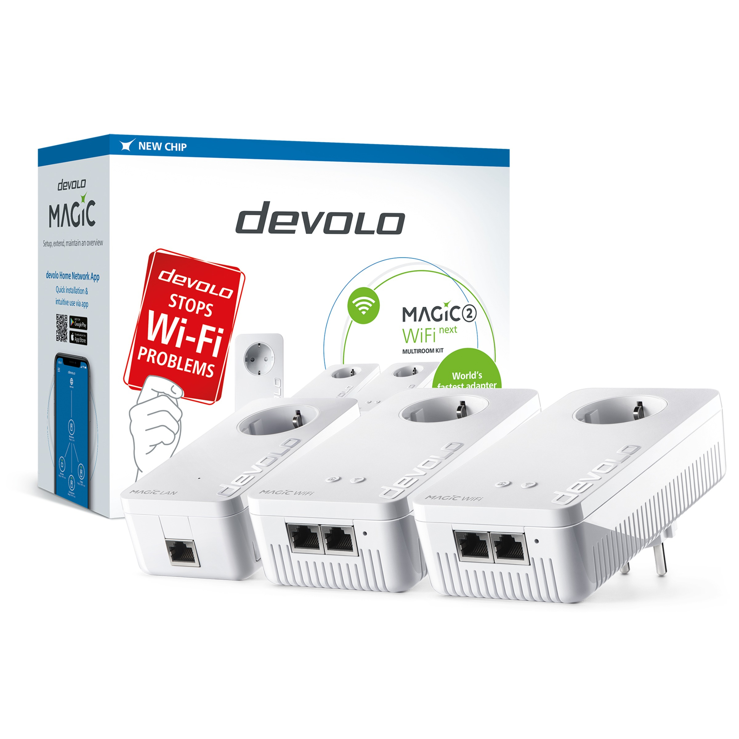Powerline Devolo Magic 2 WiFi next Multiroom Kit 2