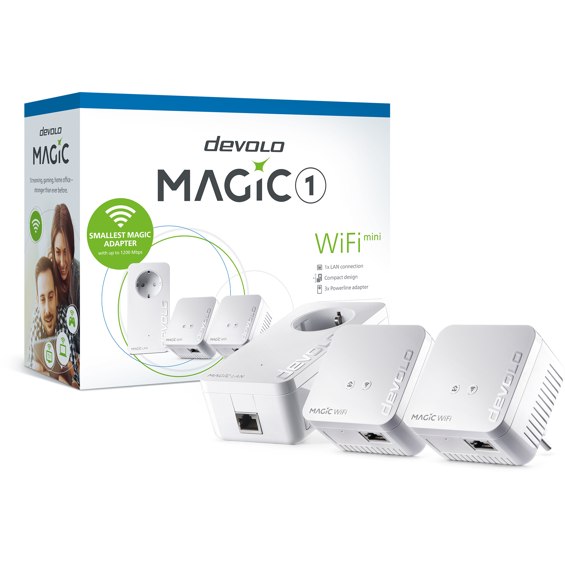 PowerLine Devolo Magic 1 WiFi Mini Multiroom Kit 1
