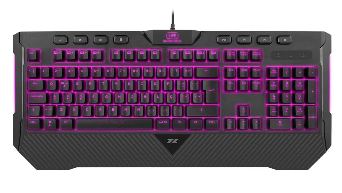 Teclado Semi-Mecnico 1Life gkb:spike RGB PT 2