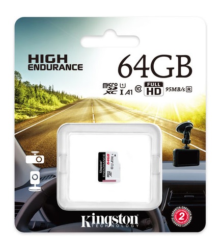 Carto Memria Kingston High Endurance UHS-I U1 C10 microSDXC 64GB 3