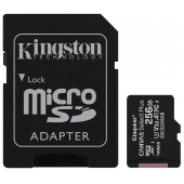 Cartão Memória Kingston Canvas Select Plus C10 A1 UHS-I microSDHC 256GB + Adaptador SD image