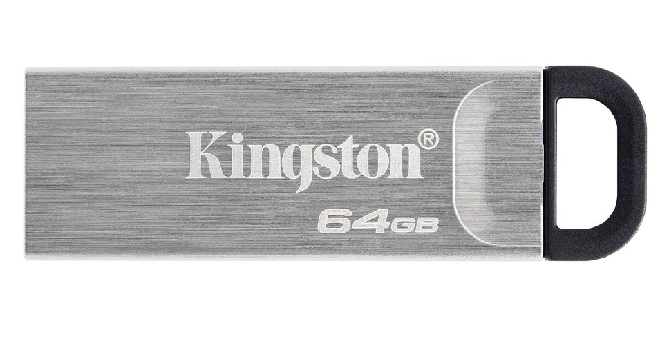 Pen Drive Kingston DataTraveler Kyson 64GB USB 3.2 Preta 1