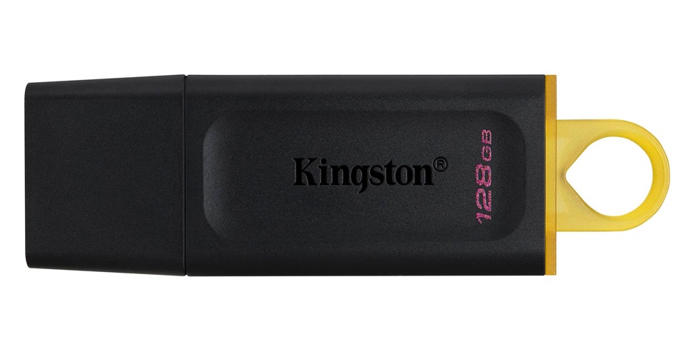 Pen Drive Kingston DataTraveler Exodia 128GB USB 3.2 Preta 1