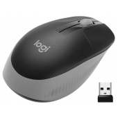 Rato Óptico Logitech M190 Full-Size Wireless Mouse 1000DPI Cinzento image
