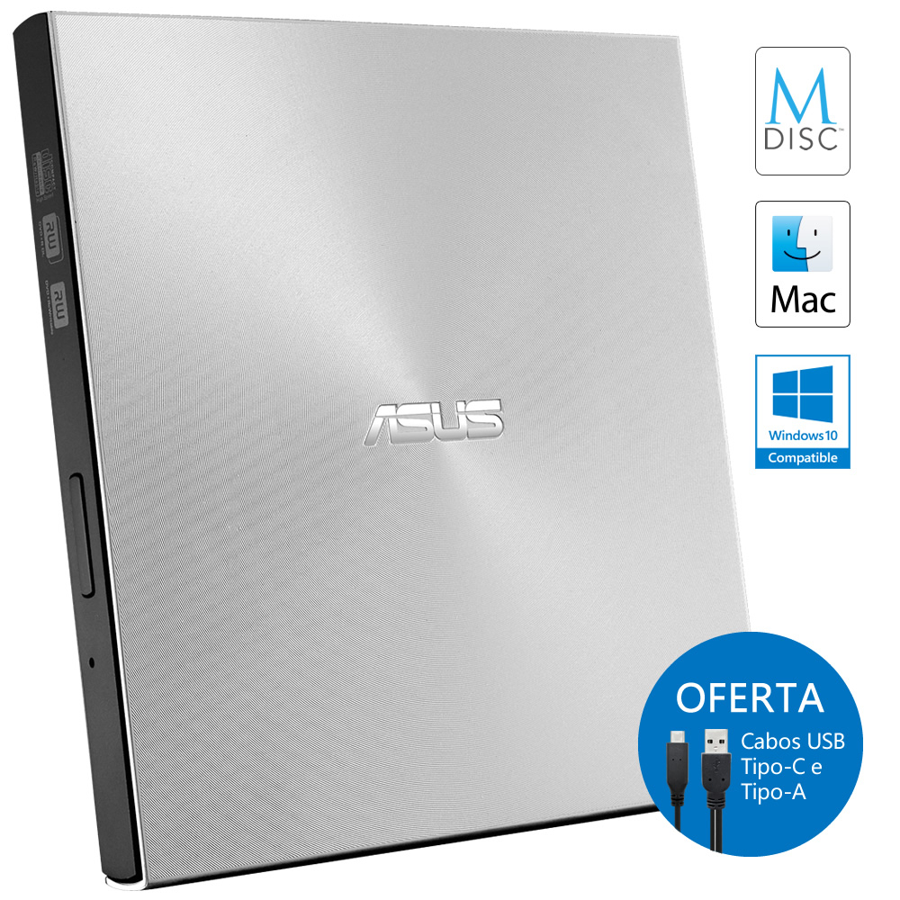 Drive tica Externa Asus ZenDrive U9M Silver 1