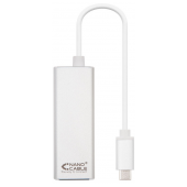 Cabo Nanocable Conversor USB-C a Ethernet Gigabit Aluminio 15 cm image
