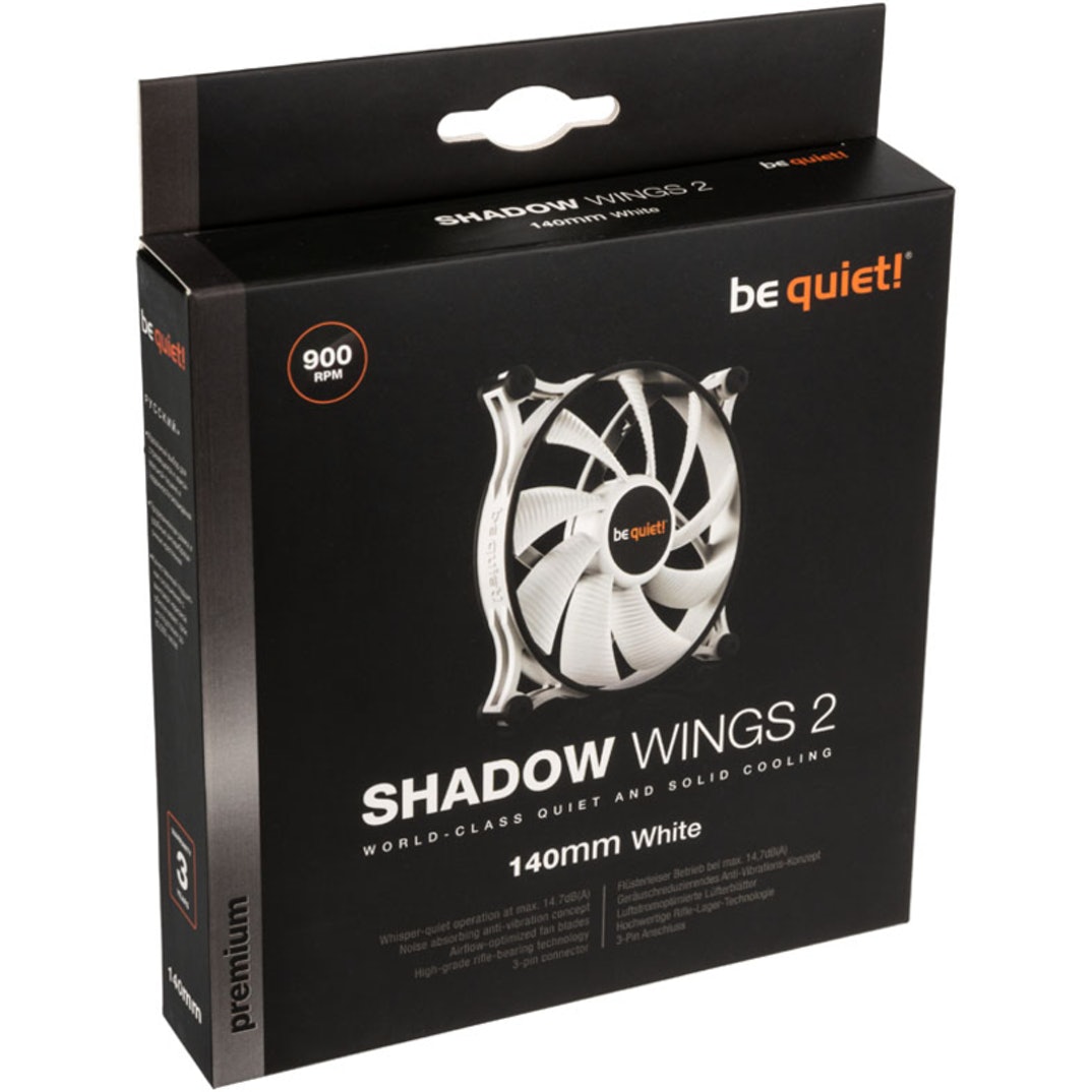 Ventoinha be quiet! Shadow Wings 2 140mm - Branca 4