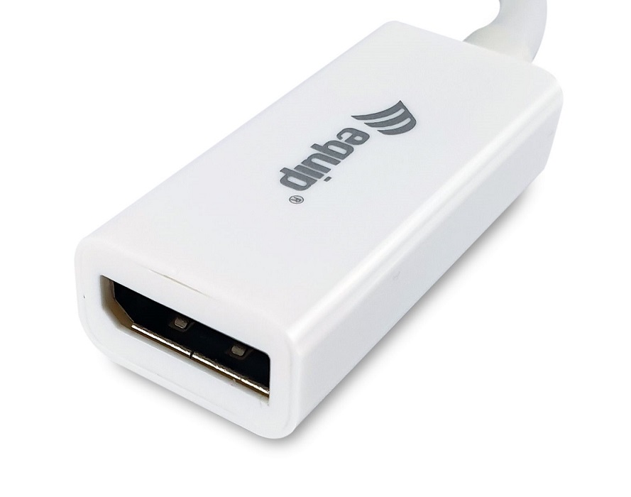 Adaptador Equip Mini-DisplayPort para DisplayPort - Branco 3