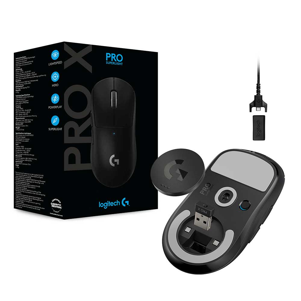 Rato ptico Logitech G Pro X Superlight Wireless 25600DPI Preto 2