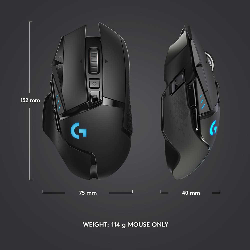 Rato ptico Logitech G502 Lightspeed Wireless 16000DPI 2