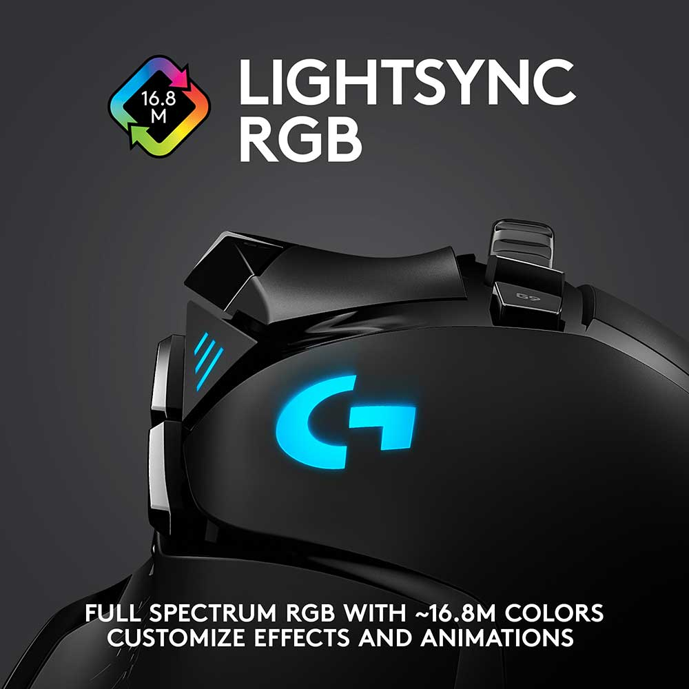 Rato ptico Logitech G502 Lightspeed Wireless 16000DPI 3