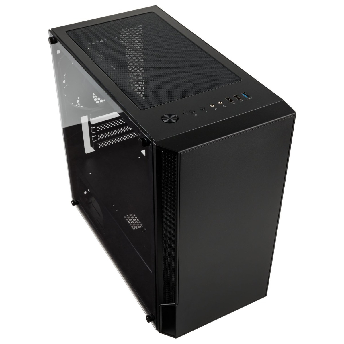 Caixa Micro-ATX Kolink Citadel Vidro Temperado Preta 2