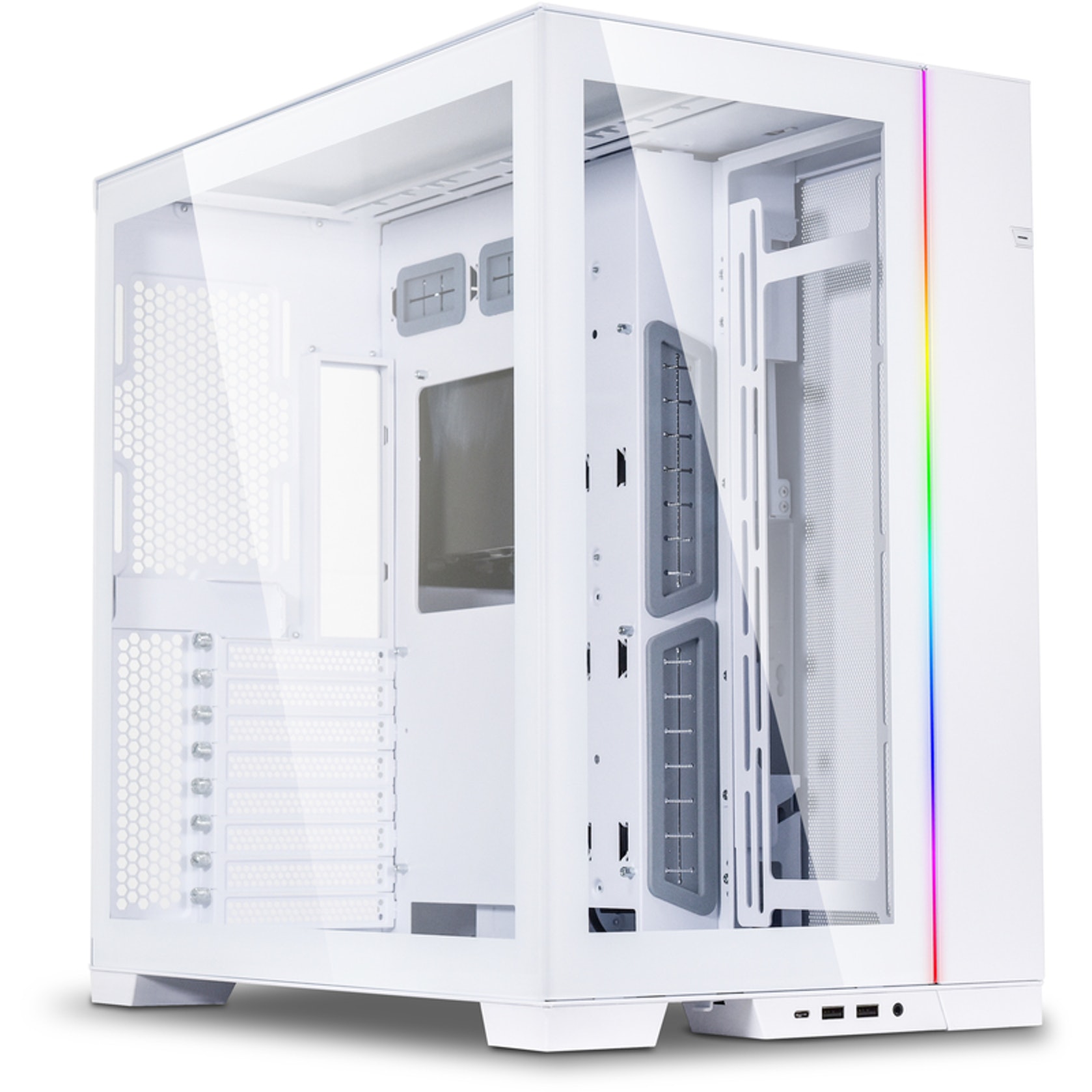 Caixa E-ATX Lian Li PC-O11D Evo Branco Vidro Temperado 1