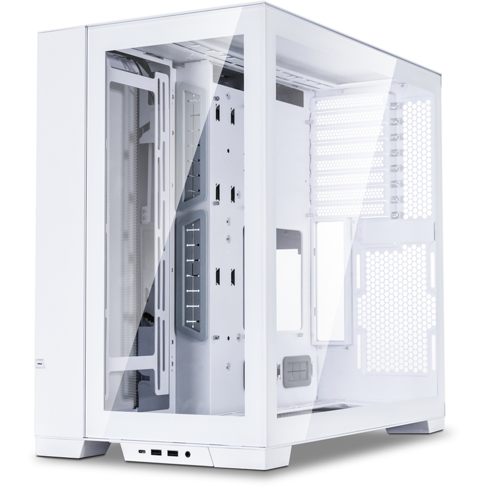 Caixa E-ATX Lian Li PC-O11D Evo Branco Vidro Temperado 2