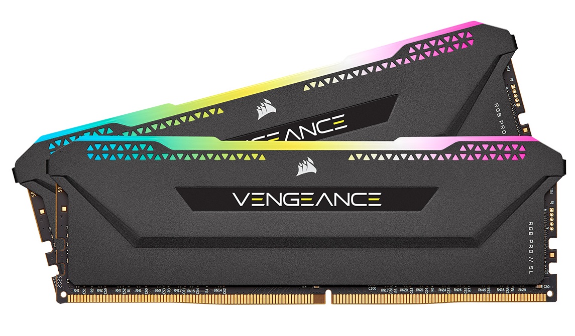 Memria RAM Corsair Vengeance RGB Pro SL 32GB (2x16GB) DDR4-3600MHz CL18 Preta 1