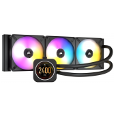Water Cooler CPU Corsair iCUE H150i Elite LCD Display RGB 360mm image