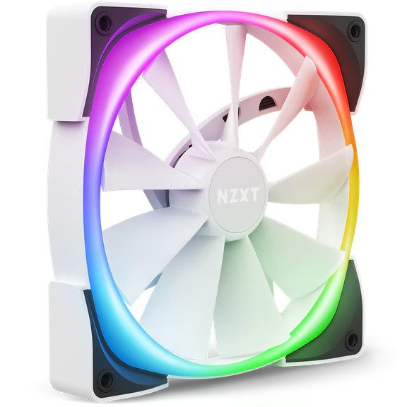 Ventoinha 140mm NZXT Aer RGB 2 4 Pinos PWM Branca 2