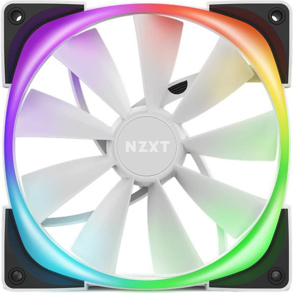 Ventoinha 140mm NZXT Aer RGB 2 4 Pinos PWM Branca 3