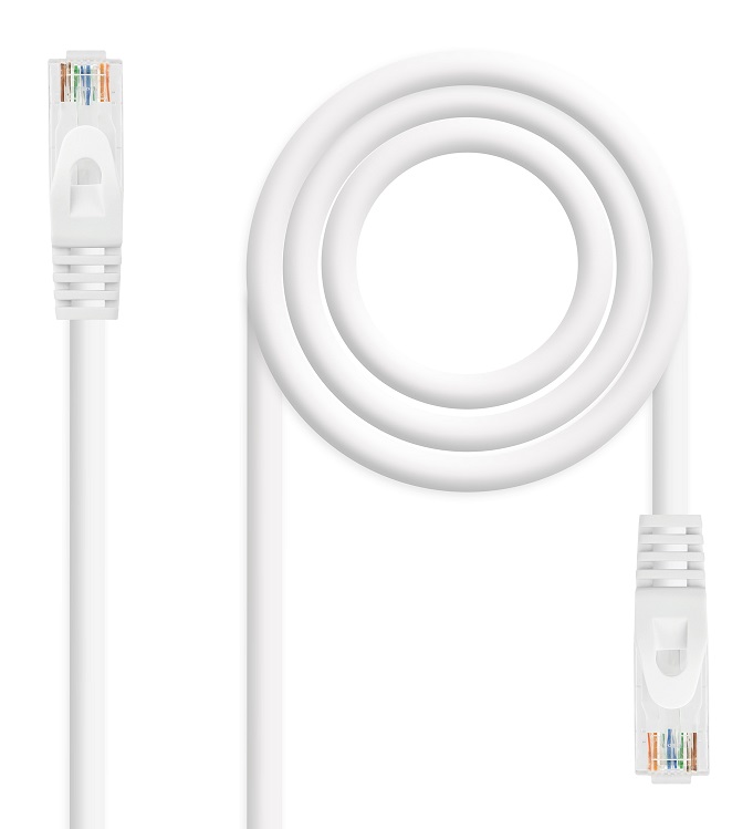 Cabo de Rede NanoCable LSZH Cat.6a SFTP AWG26 - 3m Branco 1