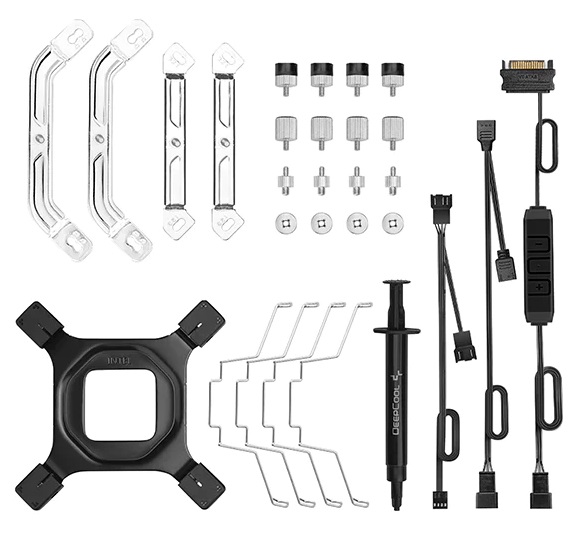 Cooler CPU Deepcool AS500 ARGB Plus Branco 4