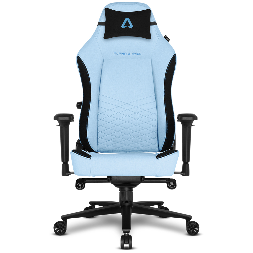 Cadeira Gaming Alpha Gamer Alegra Fabric Azul/Preta 2
