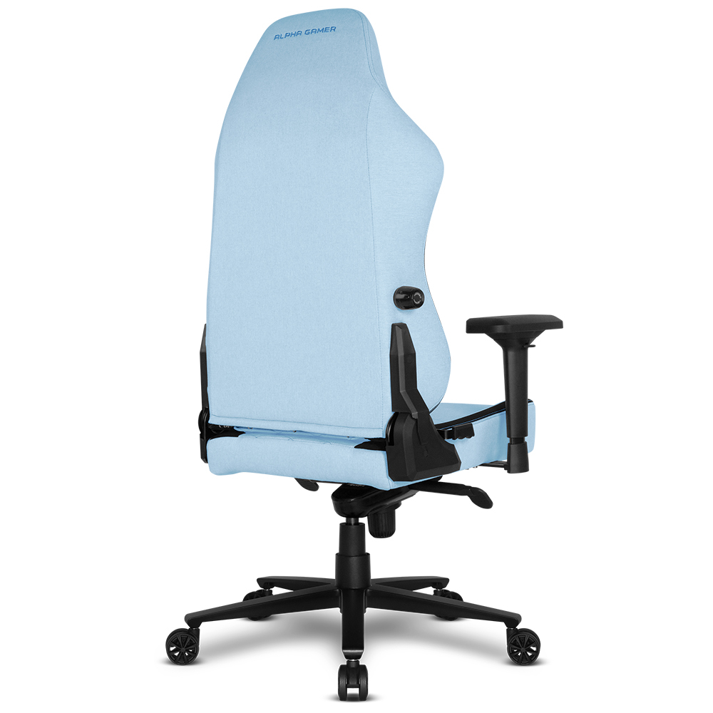 Cadeira Gaming Alpha Gamer Alegra Fabric Azul/Preta 4
