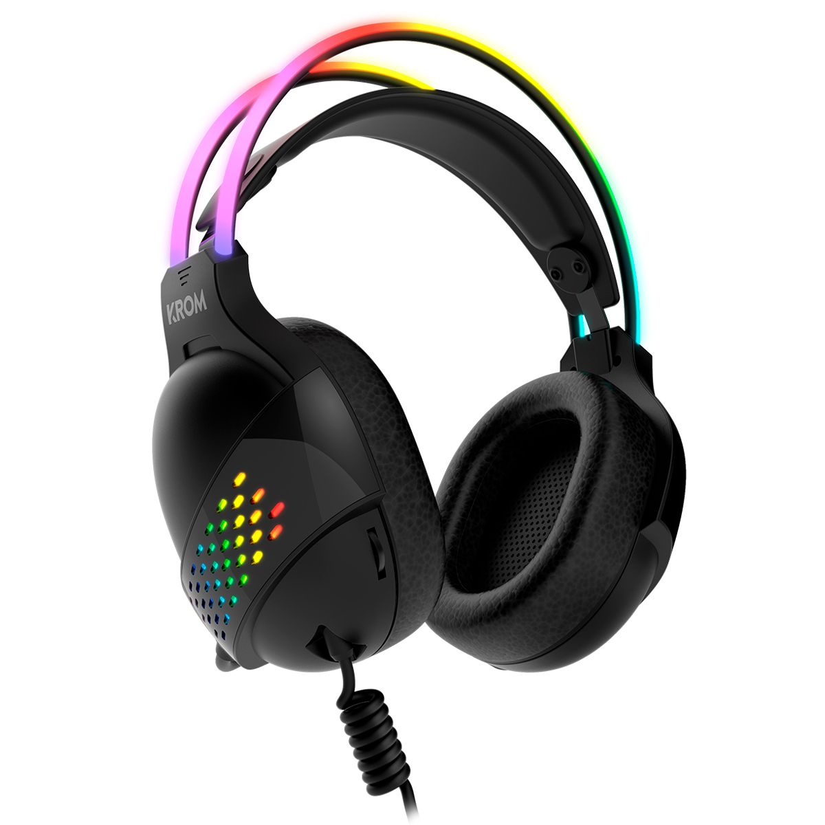 Auscultadores Krom Klaim Stereo RGB Gaming Preto 1