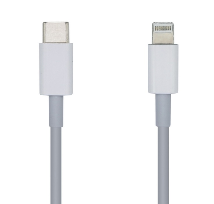 Cabo Aisens Mi USB Type-C para Lightning 1m Branco 1