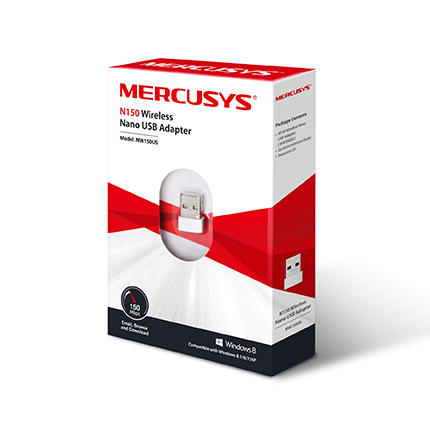 Adaptador USB Mercusys MW150US USB Nano Wi-Fi N150 2