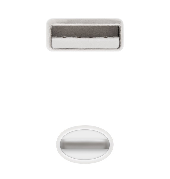 Cabo Nanocable USB 2.0 Type-A M p/ Lightning M 2m Branco 3