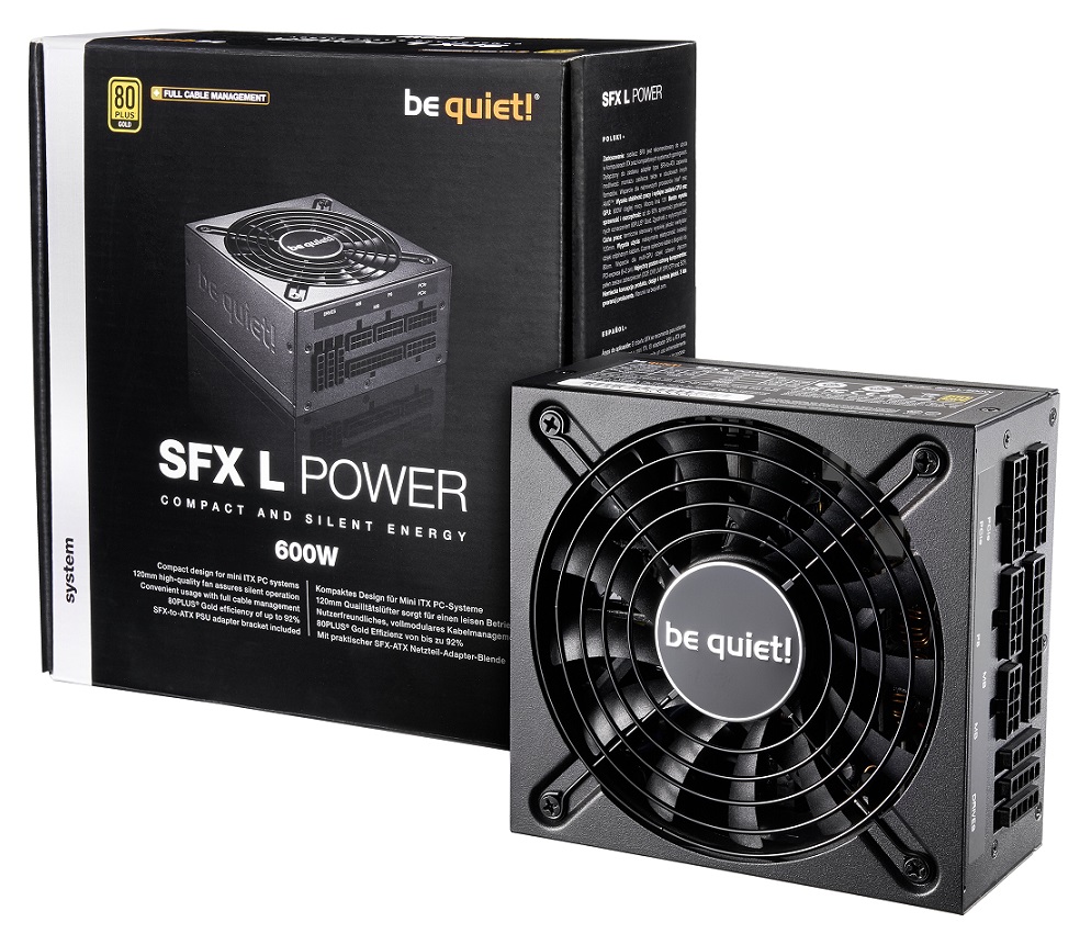 Fonte de Alimentao be quiet! 600W SFX-L 80PLUS Gold Full Modular 3