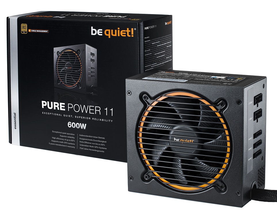 Fonte de Alimentao be quiet! 600W Pure Power 11 80PLUS Gold Semi Modular 3