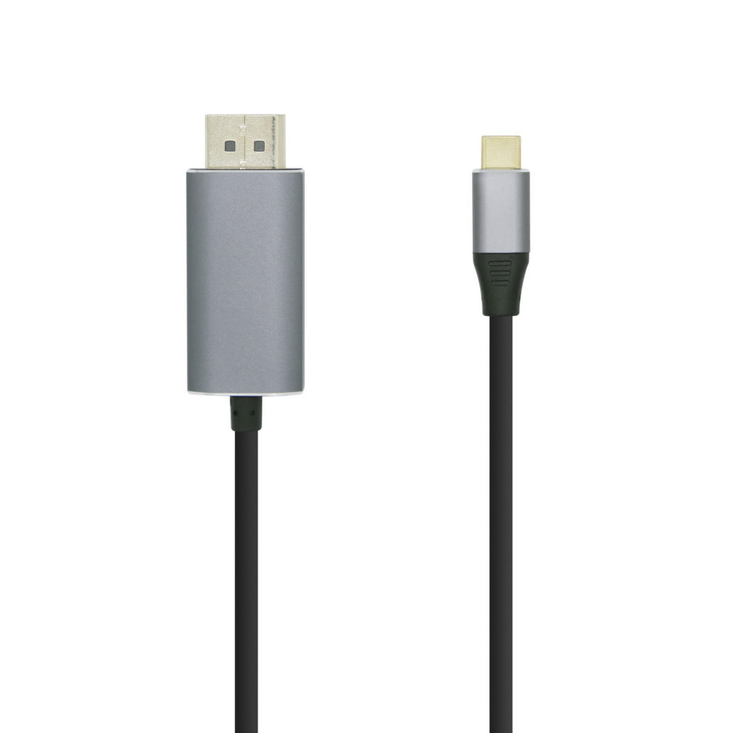 Cabo Aisens Conversor USB-C a Displayport , 0.8 m 1