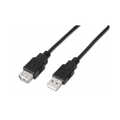 Cabo Aisens Extensão USB 2.0 Type-A M p/ Type-A F 3m Preto image