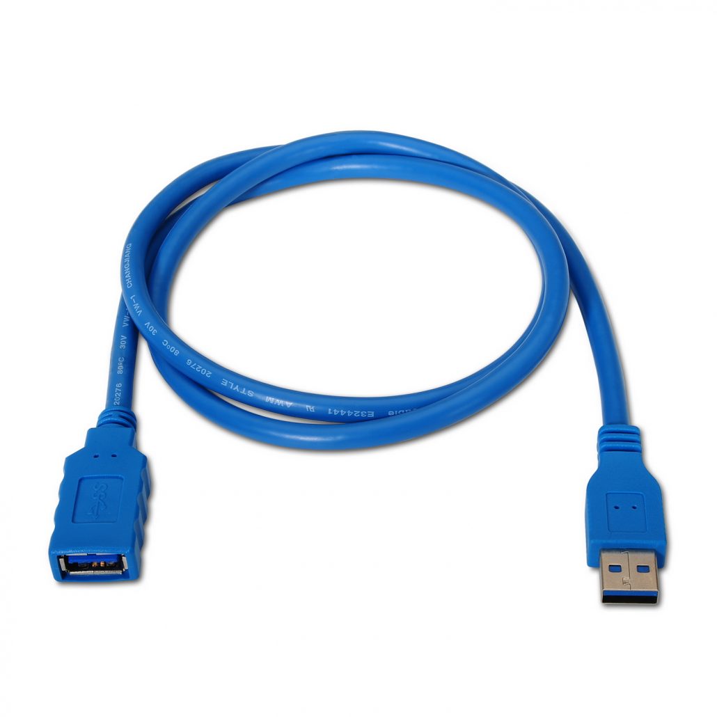 Cabo Aisens USB 3.0 Type-A M p/ Type-A F 1m Azul 2