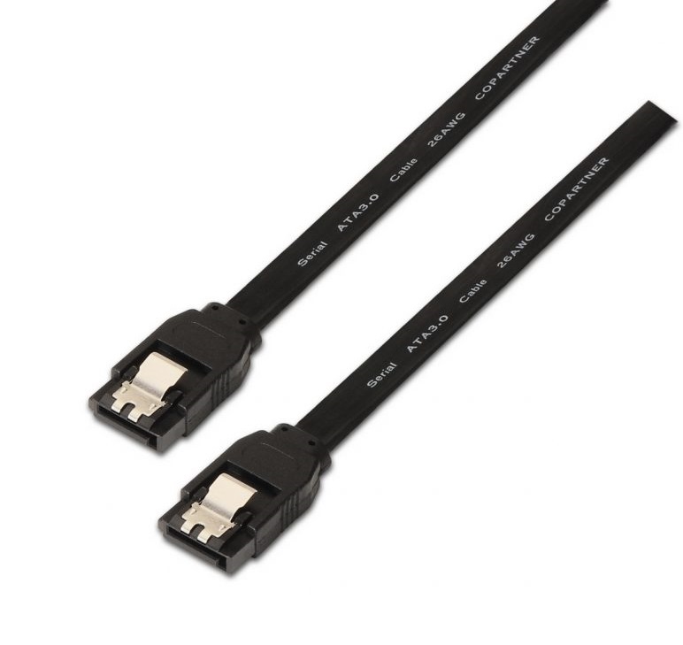 Cabo Sata 3 Aisens 0.5M 6Gbs Preto 1