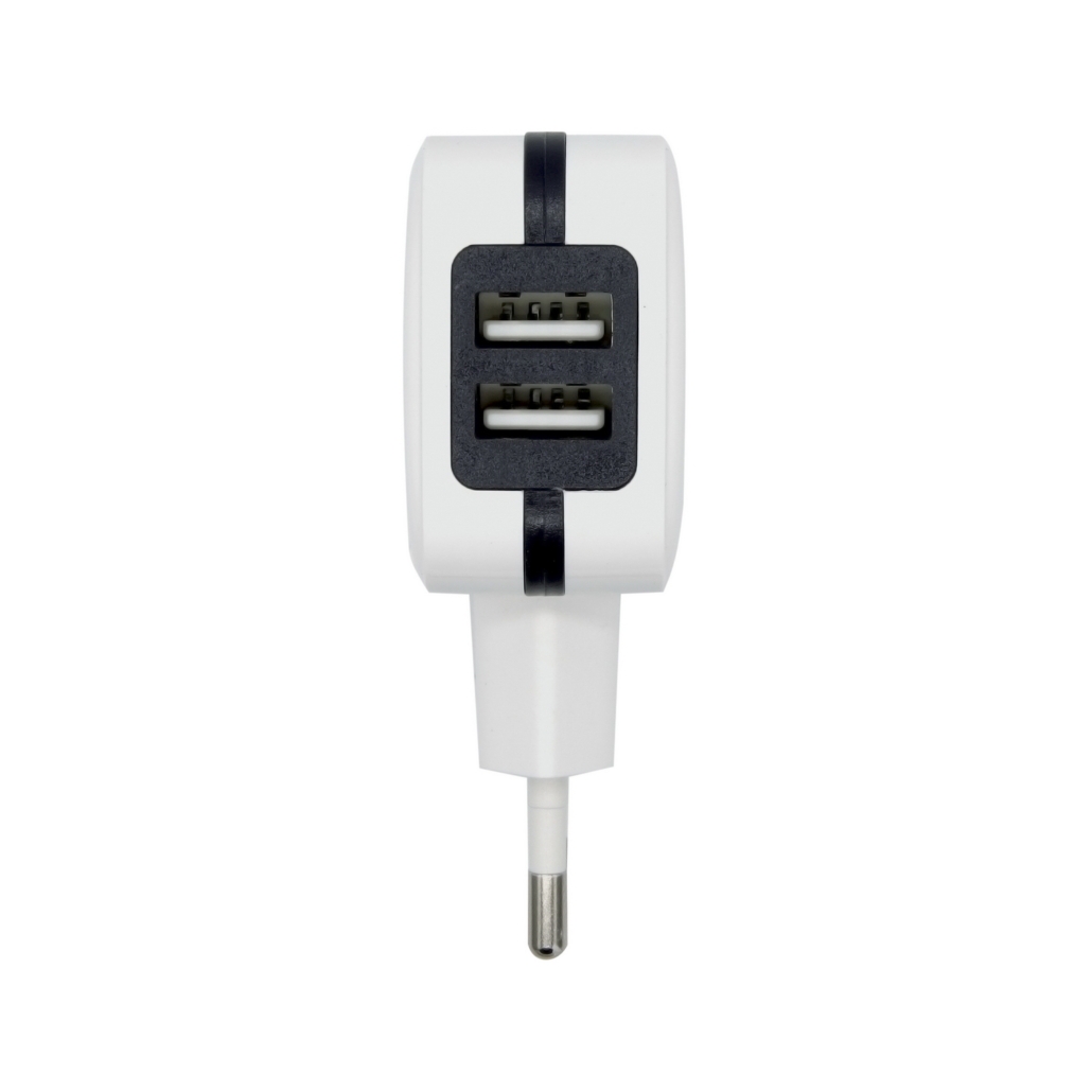 Carregador Aisens USB 17W 5V/3.4A, 2xUSB com controlo AI, Branco 2