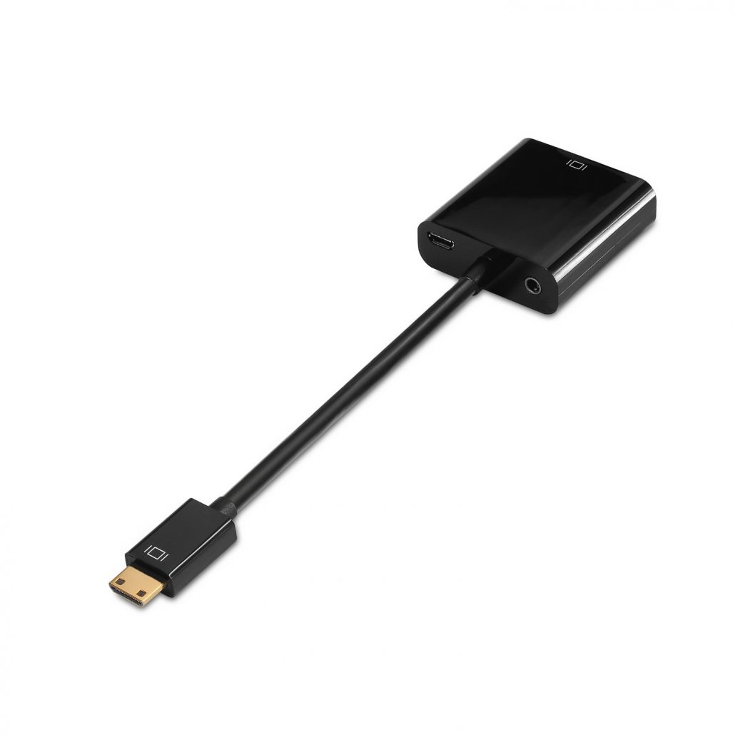 Adaptador Aisens Mini HDMI para SVGA + Audio 1
