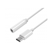 Adaptador Aisens A109-0384 USB Tipo-C para Jack 3.5 mm Branco image