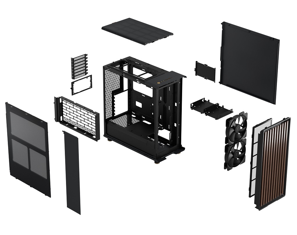 Caixa ATX Fractal Design North Preta 4