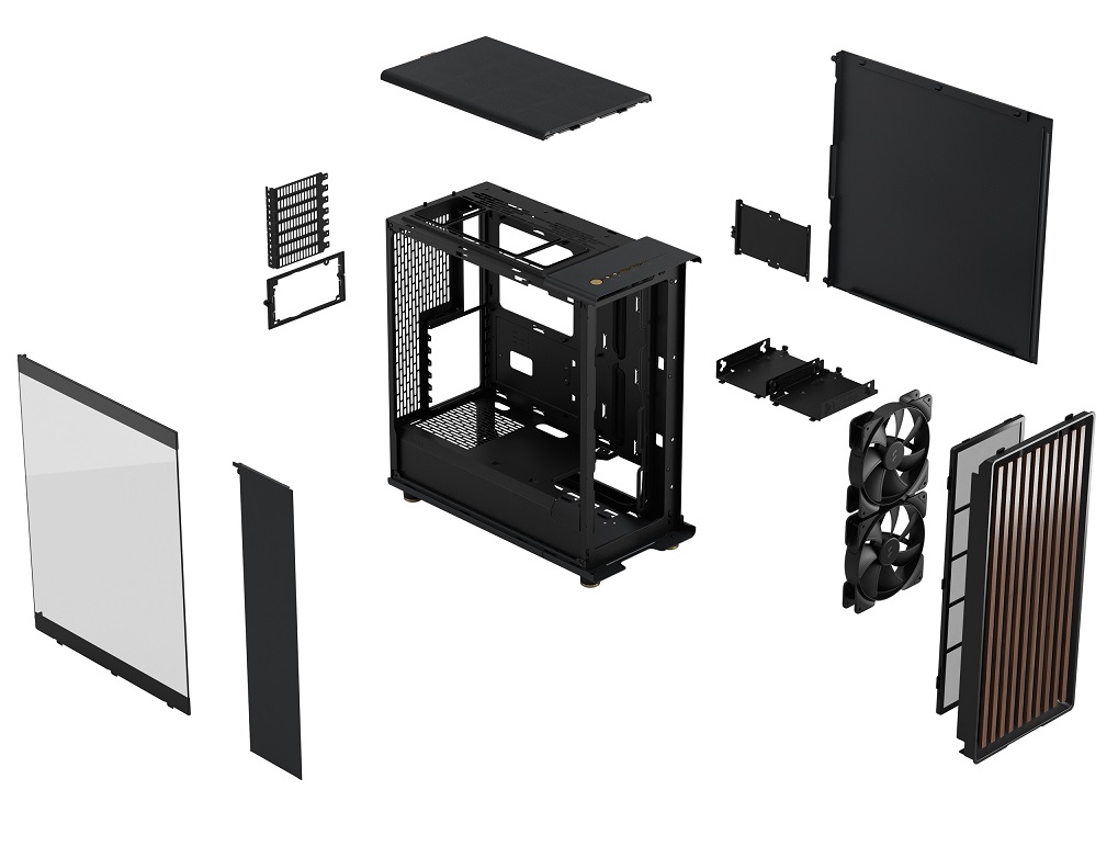 Caixa ATX Fractal Design North C/Janela Preta 4