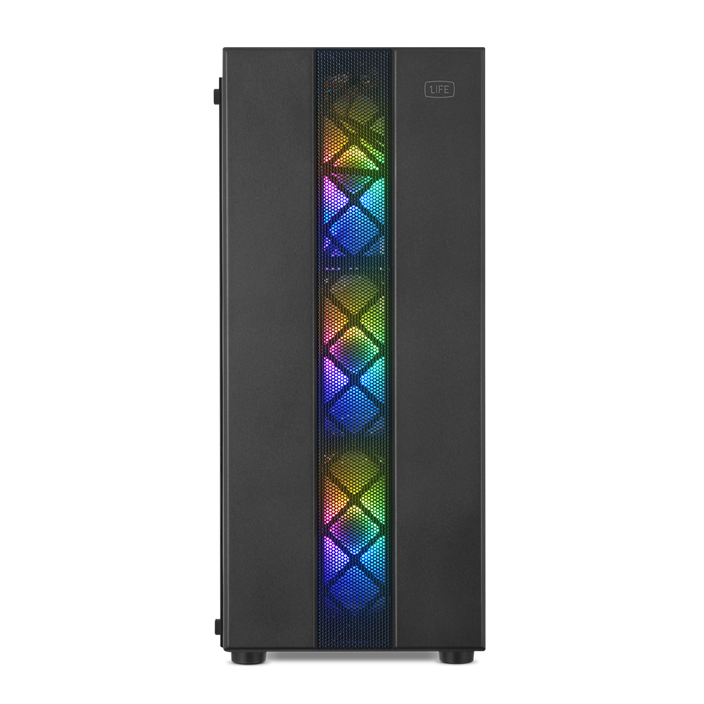 Caixa ATX 1Life c:ray RGB Preta 2
