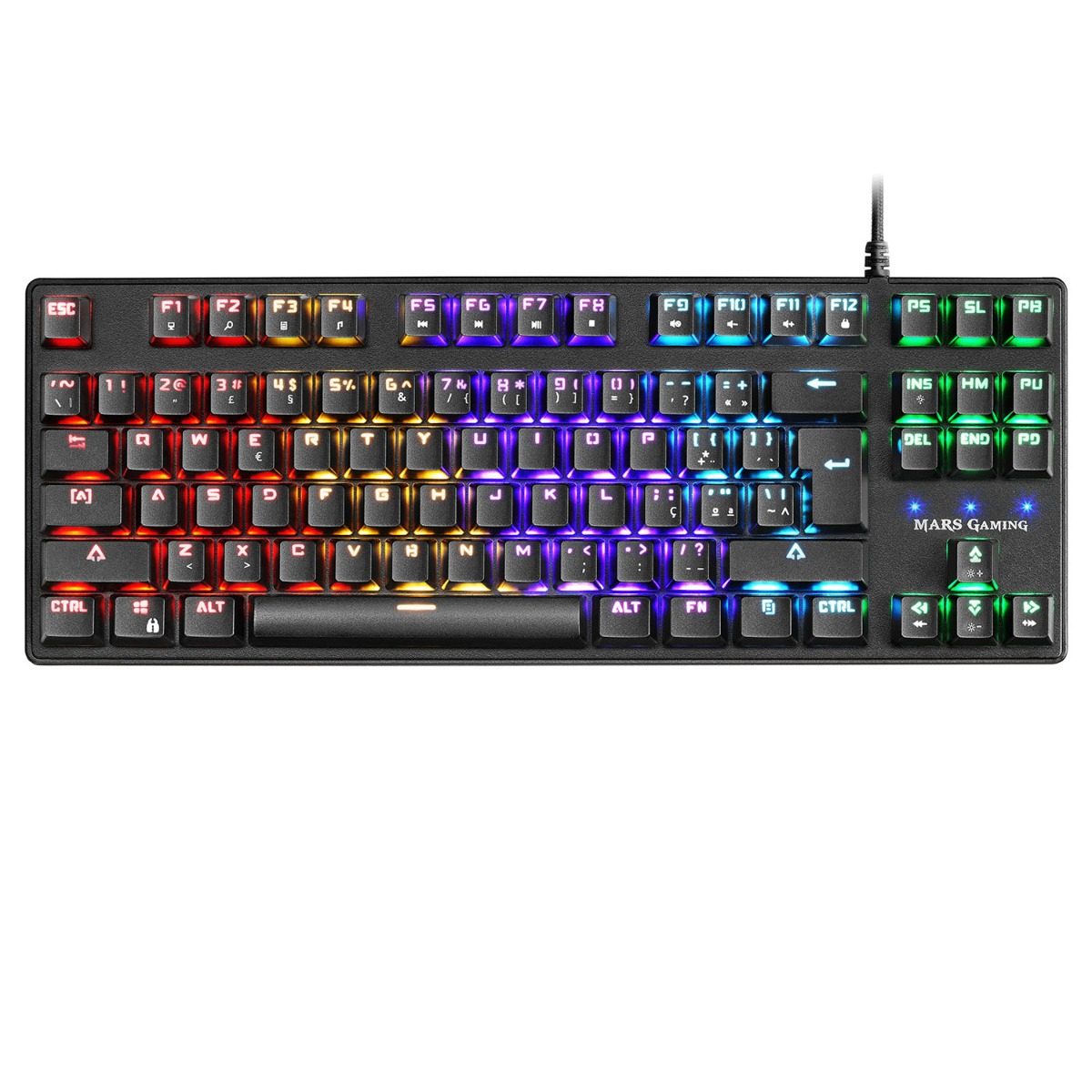 Teclado Mecnico Mars Gaming MKXTKL RGB Outemu SQ Blue PT 2