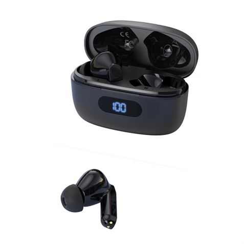 Auriculares XO G9 Bluetooth 5.1 TWS Pretos 3