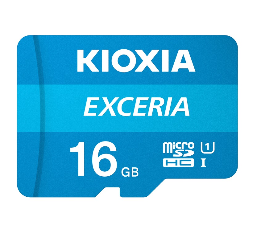 Carto Memria Kioxia Exceria C10 UHS-I U1 microSDHC 16GB + Adaptador SD 1